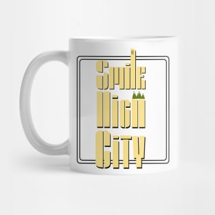 Smile High City - The Typography Mug